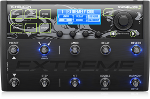 TC HELICON VOICELIVE 3 EXTREME  Unrivaled Vocal and Guitar Effects Performance Floor Pedal with Backing Tracks, Looping, Automation and Audio Recording